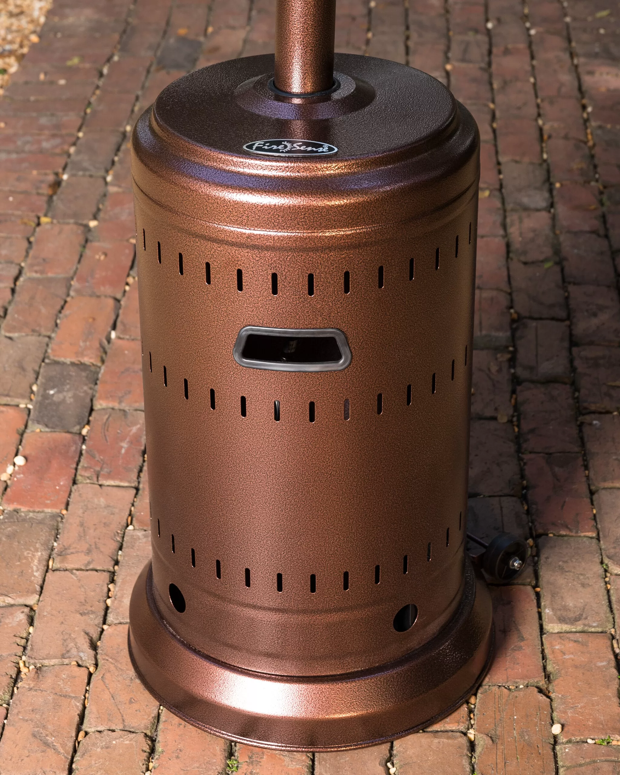 Fire Sense 46000-BTU Bronze Steel Floorstanding Liquid Propane Patio Heater