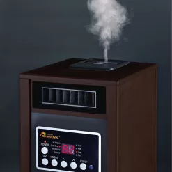 Dr. Infrared Heater Up to 1500-Watt Infrared Quartz Cabinet Indoor Electric Space Heater with Thermostat and Remote Included