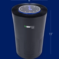 OdorStop 5-Speed Black HEPA and Uv Air Purifier (Covers: 1000-sq ft)