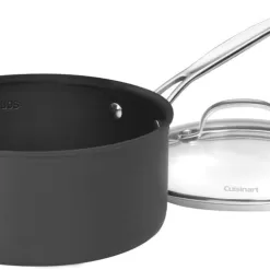 Cuisinart 6193-20 Chef's Classic Non-Stick 3-Quart Nonstick-Hard-Anodized, Saucepan w/Cover
