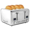 MegaChef 4-Slice Stainless Steel 1800-Watt Toaster