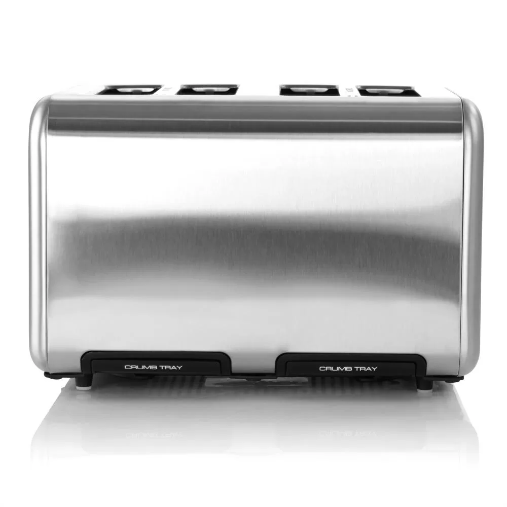 MegaChef 4-Slice Stainless Steel 1800-Watt Toaster