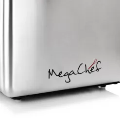 MegaChef 4-Slice Stainless Steel 1800-Watt Toaster