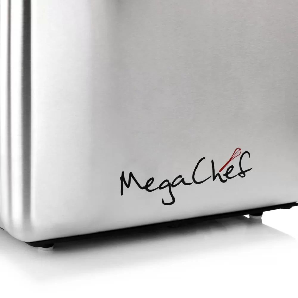 MegaChef 4-Slice Stainless Steel 1800-Watt Toaster