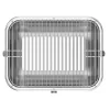 BBQ Dragon Zephyr charcoal grill 100-in W Silver Charcoal Grill