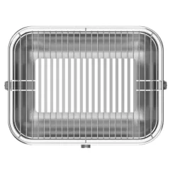 BBQ Dragon Zephyr charcoal grill 100-in W Silver Charcoal Grill