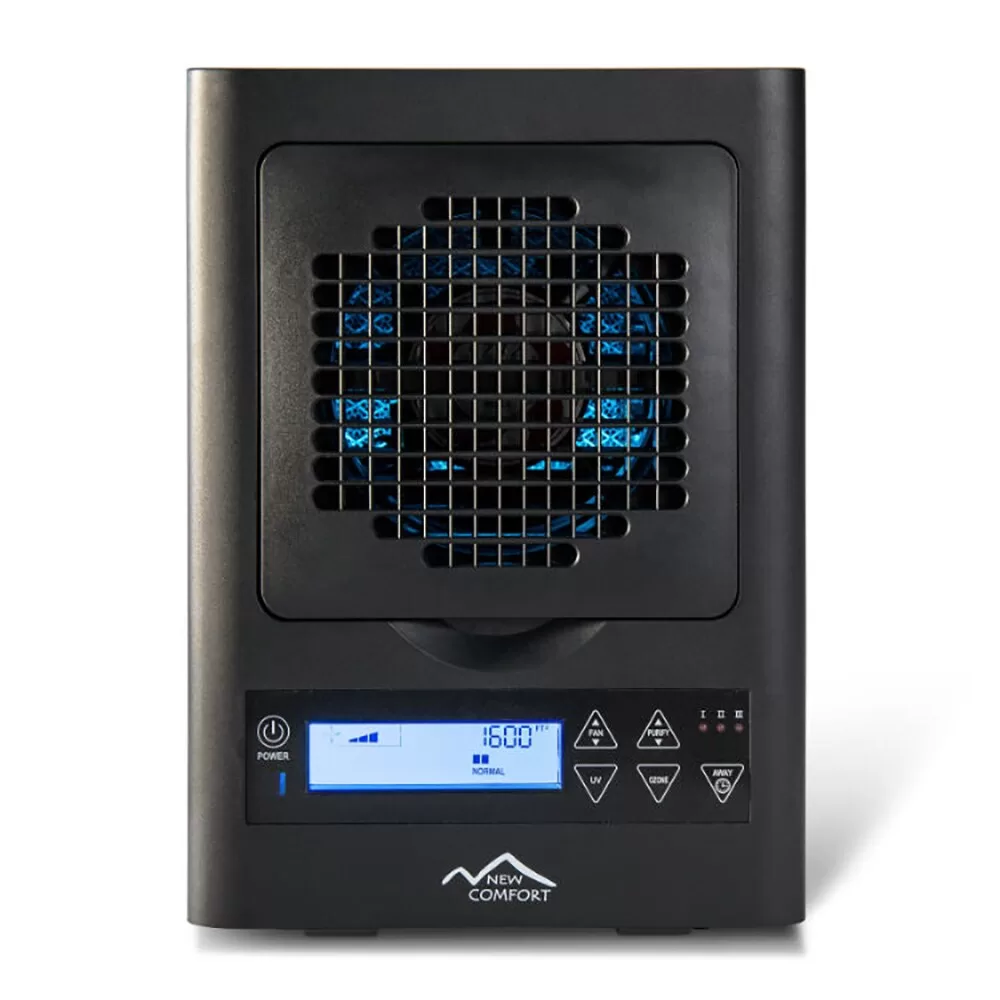 New Comfort Ozone Generator 5-Speed Ionic Black HEPA and Uv Air Purifier (Covers: 3500-sq ft)