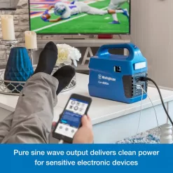 Westinghouse 600-Rated/1200-Peak Watt Camping/RV Power Station 600-Watt Portable Power Station