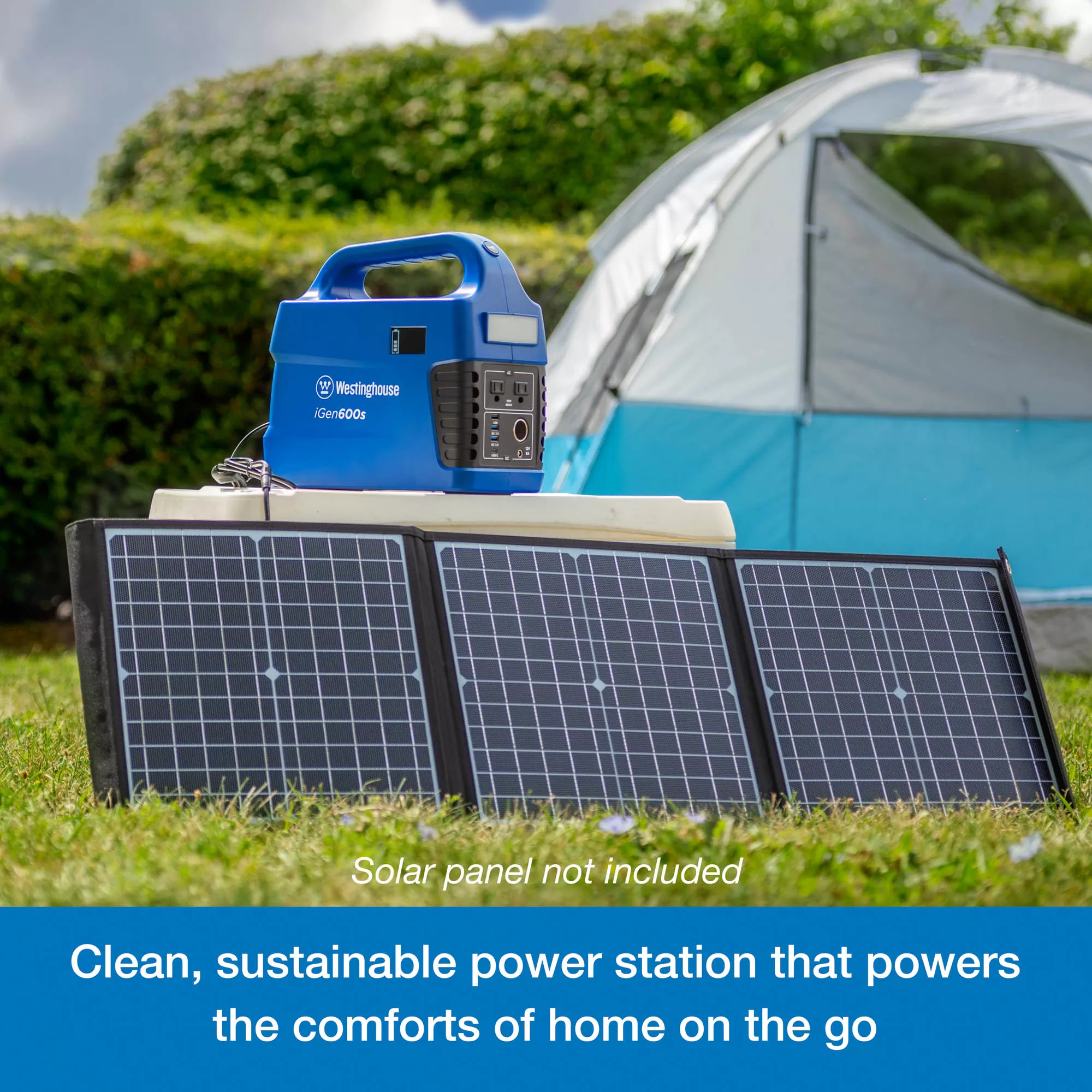 Westinghouse 600-Rated/1200-Peak Watt Camping/RV Power Station 600-Watt Portable Power Station