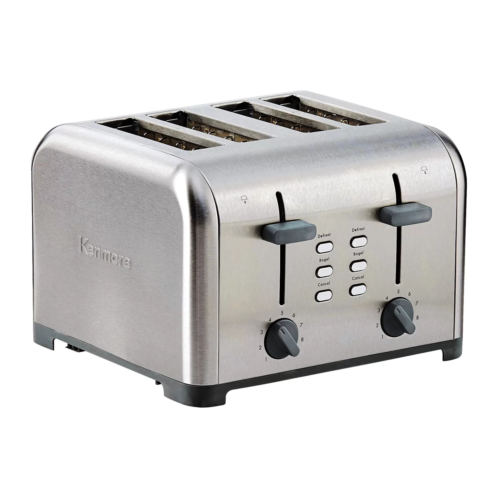 Kenmore 4-Slice Gray/Silver 1400-Watt Toaster