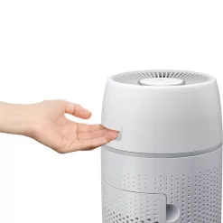 HOMEDICS 3-Speed Ionic White HEPA Air Purifier ENERGY STAR (Covers: 266-sq ft)