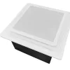 Aero Pure Low Profile Quiet Bathroom Exhaust Fans 0.3-Sone 80-CFM White Decorative Lighted Bathroom Fan ENERGY STAR
