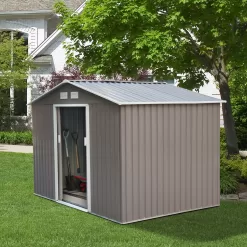 Outsunny Vinyl-coated Steel Storage Shed