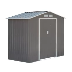 Outsunny Galvanized Steel Storage Shed