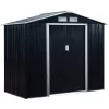 Outsunny Galvanized Steel Storage Shed