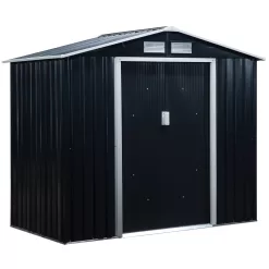 Outsunny Galvanized Steel Storage Shed