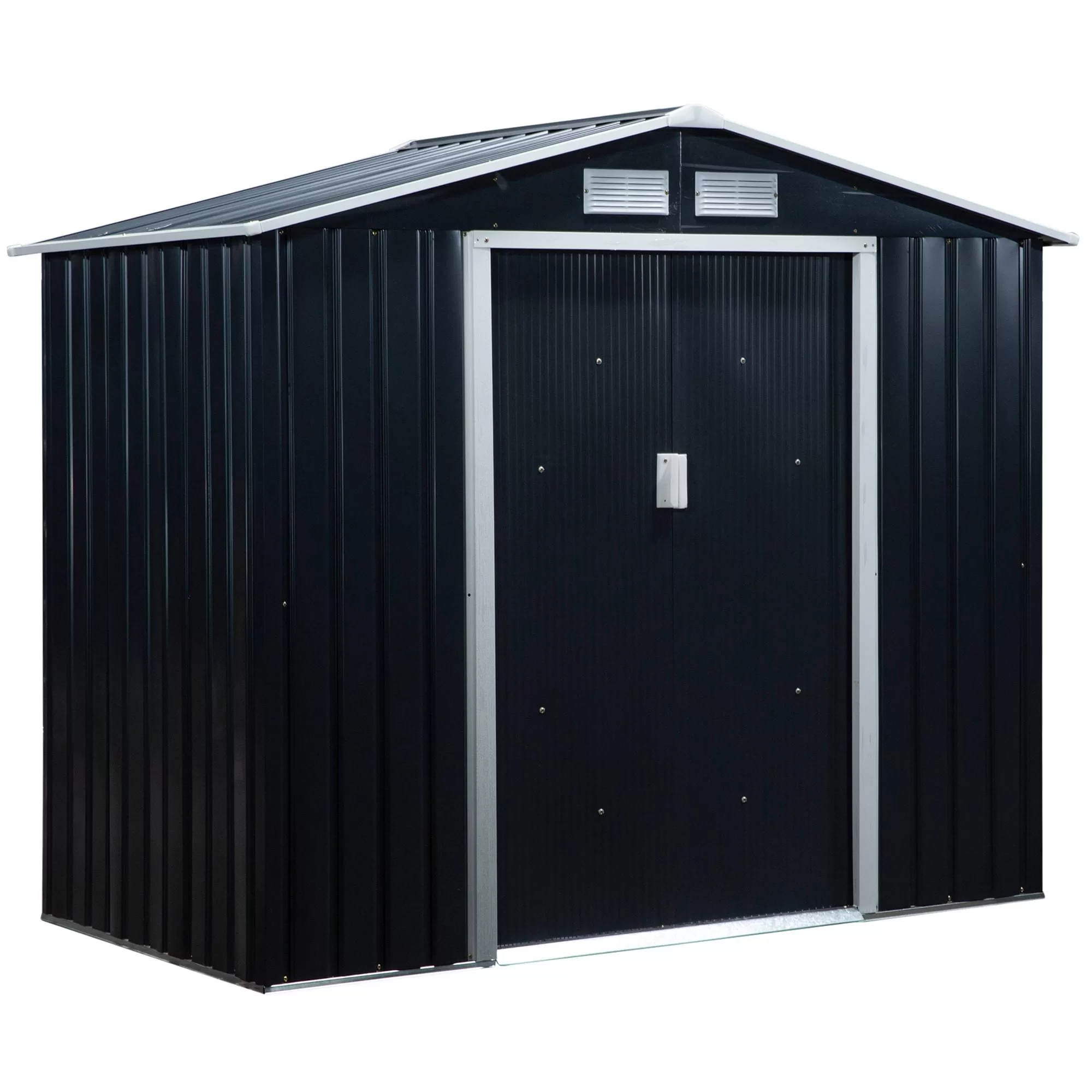 Outsunny Galvanized Steel Storage Shed