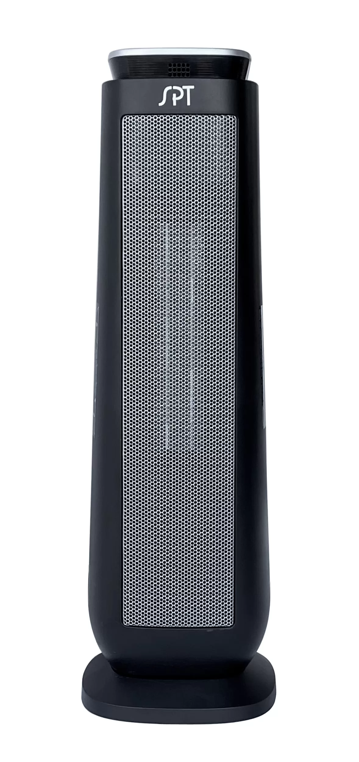 SPT Up to 1500-Watt Ceramic Tower Indoor Electric Space Heater with Thermostat and Remote Included