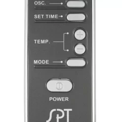 SPT Up to 1500-Watt Ceramic Tower Indoor Electric Space Heater with Thermostat and Remote Included