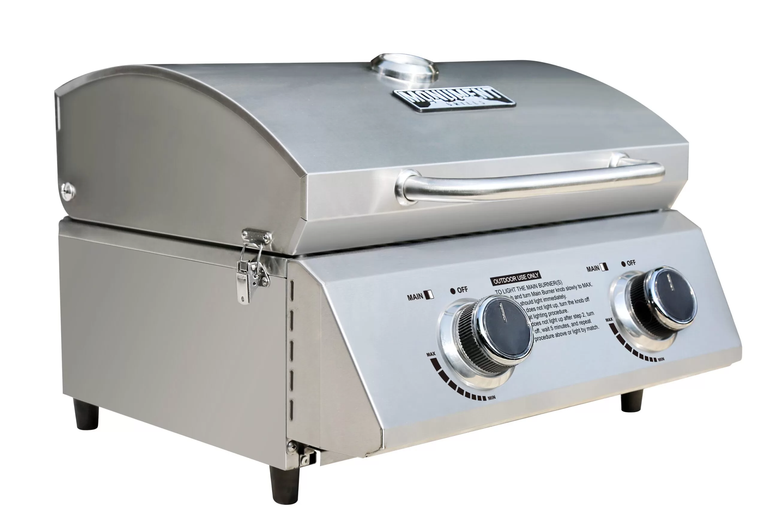 Monument Stainless Steel 2-Burner Liquid Propane Gas Grill