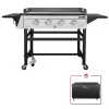 Royal Gourmet 4-Burner Liquid Propane Flat Top Grill