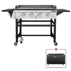 Royal Gourmet 4-Burner Liquid Propane Flat Top Grill