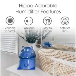 Crane 1-Gallons Tabletop Ultrasonic Humidifier (For Rooms Up To 500-sq ft)