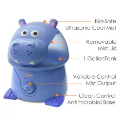 Crane 1-Gallons Tabletop Ultrasonic Humidifier (For Rooms Up To 500-sq ft)
