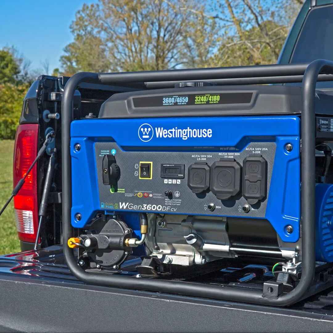 Westinghouse WGen3600DFcv 3600-Watt (Gasoline/Propane) Portable Generator
