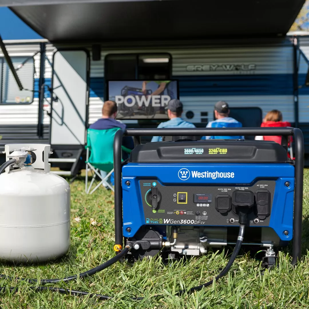 Westinghouse WGen3600DFcv 3600-Watt (Gasoline/Propane) Portable Generator
