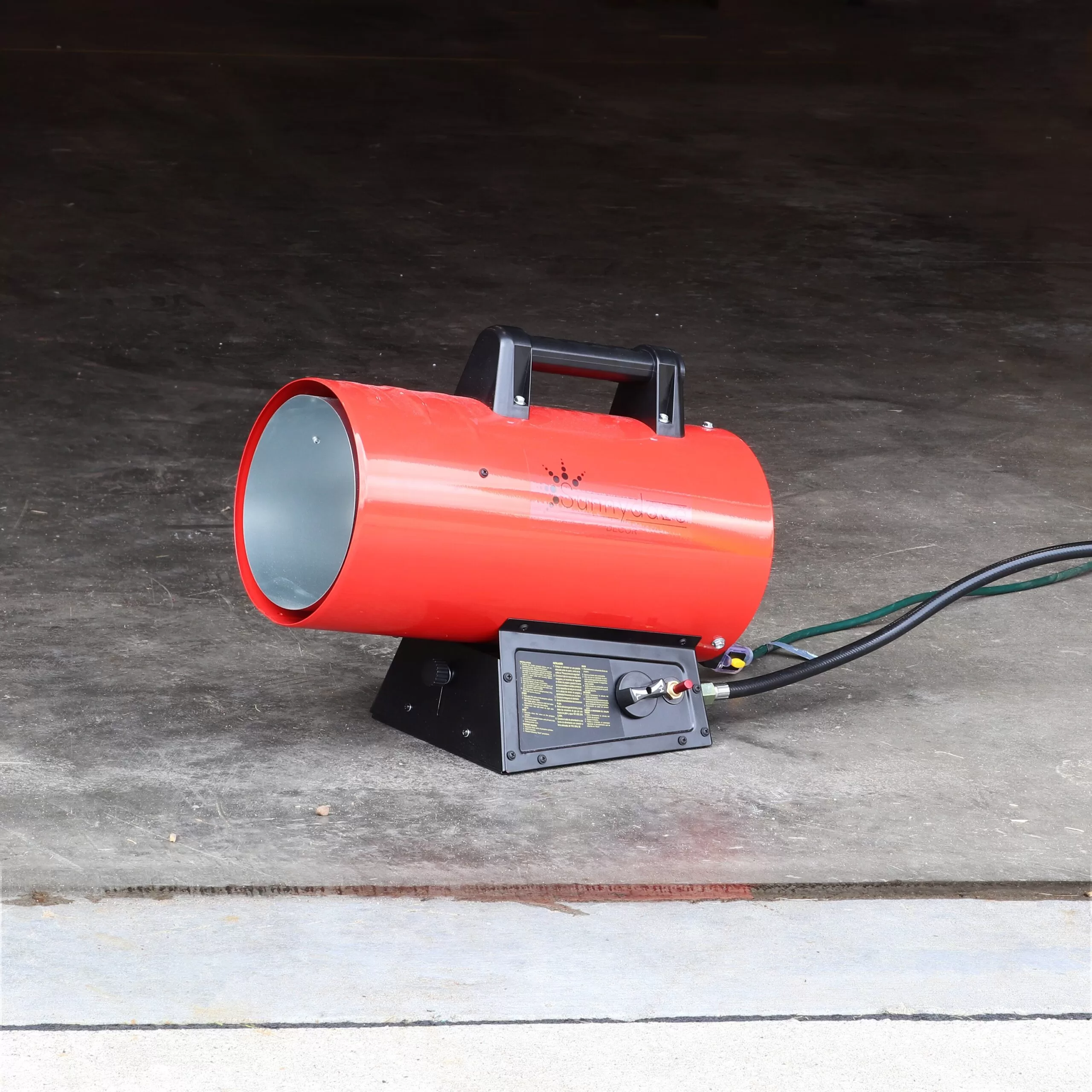 Sunnydaze Decor 125000-BTU Outdoor Portable Forced Air Propane Heater