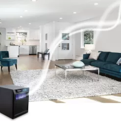 Hearth & Home Dynamics Up to 1500-Watt Mica Panel Cabinet Indoor Electric Space Heater with Thermostat and Remote Included