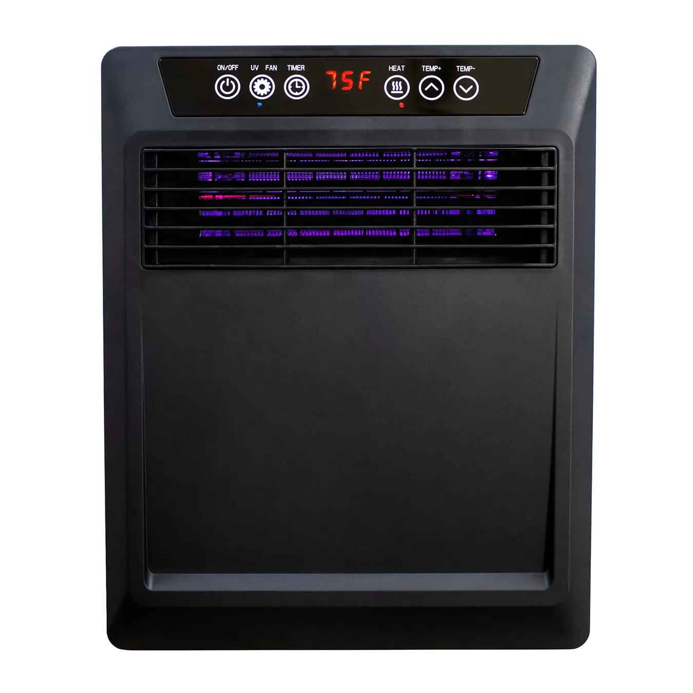Hearth & Home Dynamics Up to 1500-Watt Mica Panel Cabinet Indoor Electric Space Heater with Thermostat and Remote Included