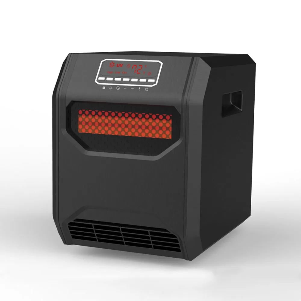 Lifesmart Up to 1500-Watt Infrared Quartz Cabinet Indoor Electric Space Heater with Thermostat and Remote Included