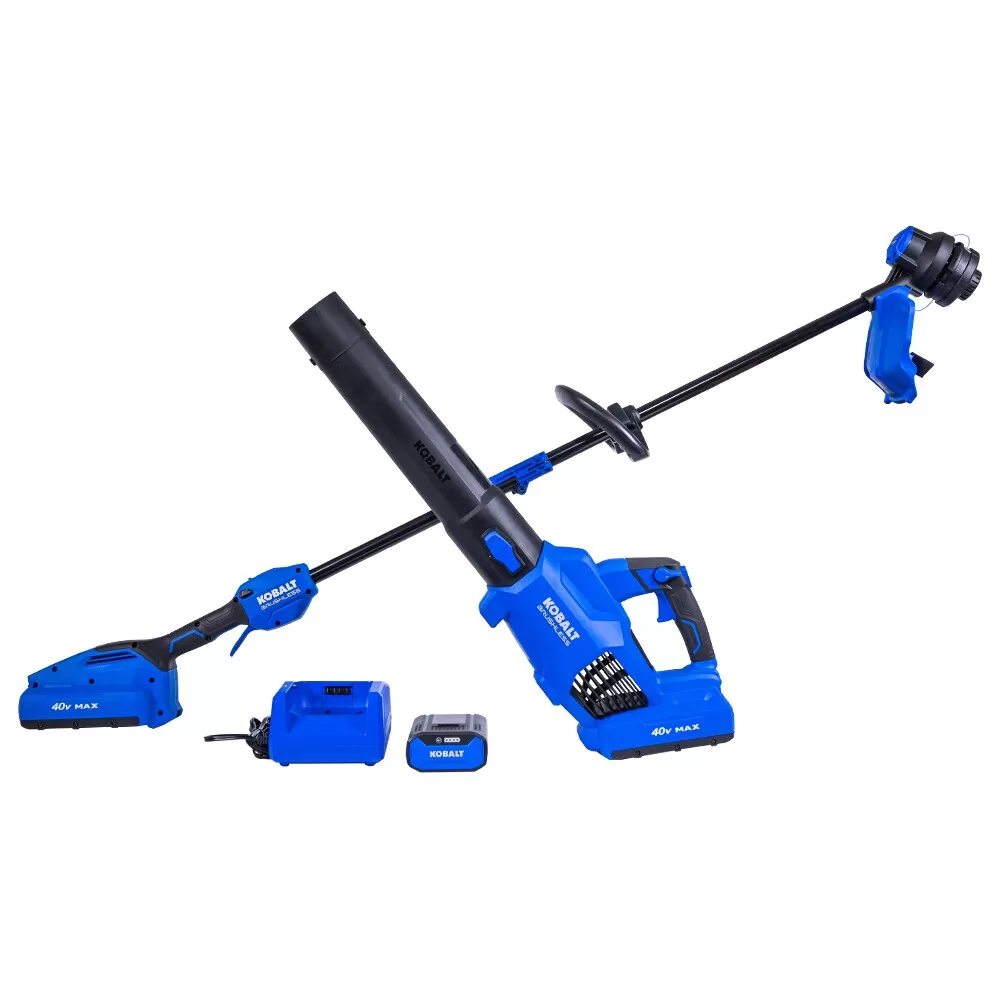Kobalt Gen4 2-Piece 40-volt Cordless Power Equipment Combo Kit (String Trimmer Included Blower Included)
