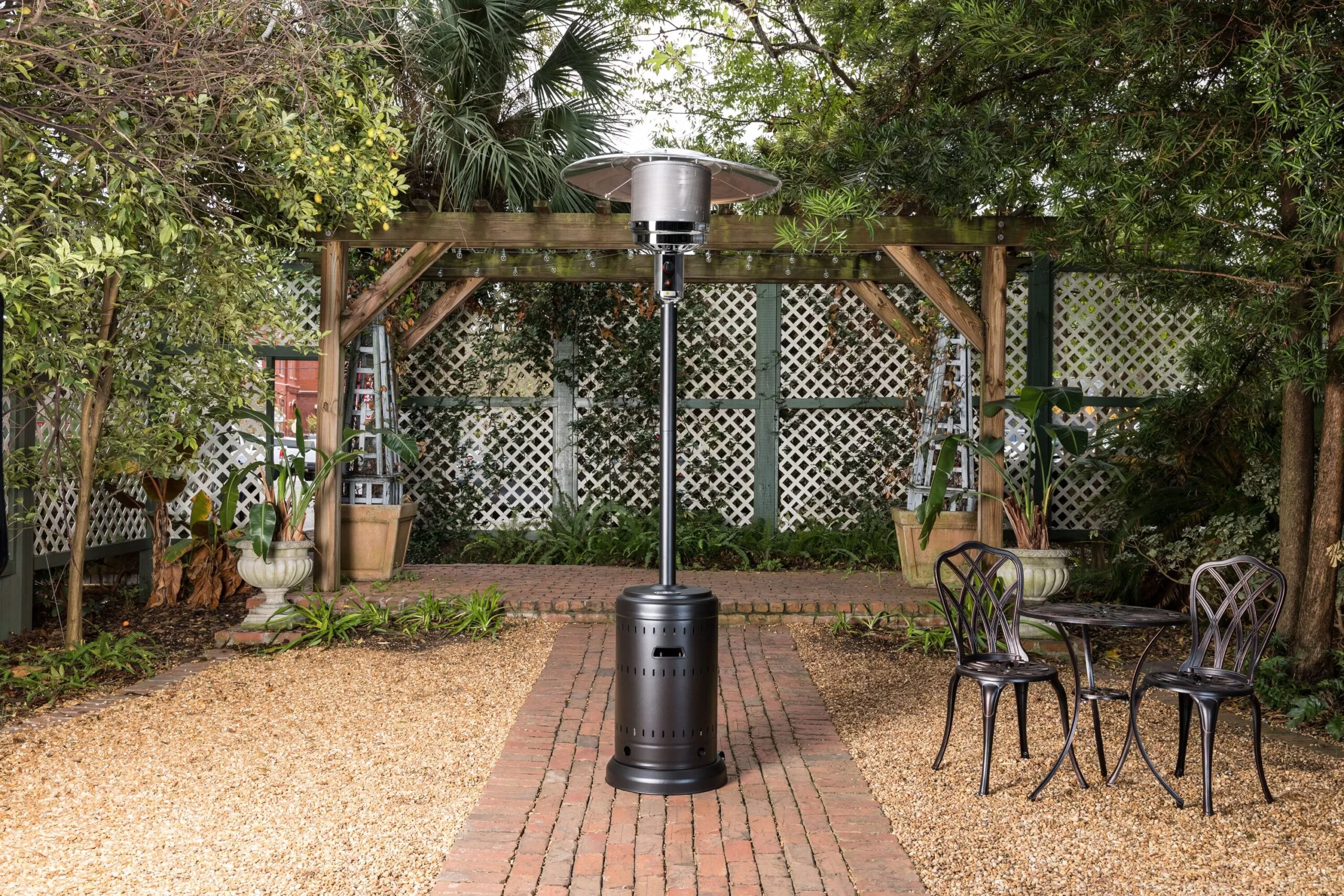 Fire Sense Espresso Finish Commercial Patio Heater