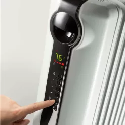 DeLonghi Up to 1500-Watt Convection and Radiant Tower Indoor Electric Space Heater with Thermostat