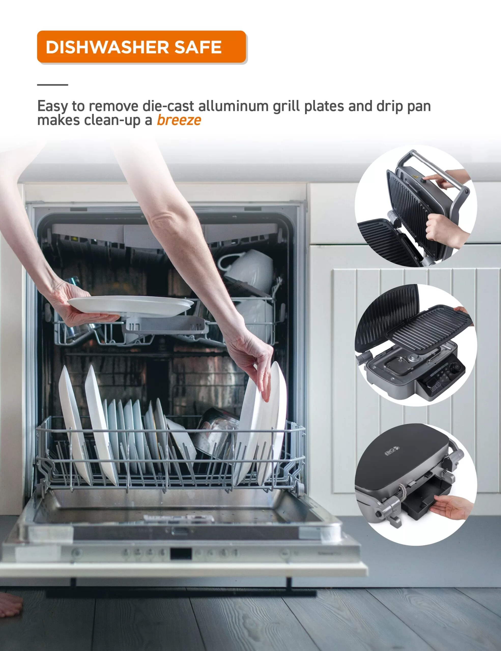 Commercial Chef 8.25-in L x 15.25-in W Residential