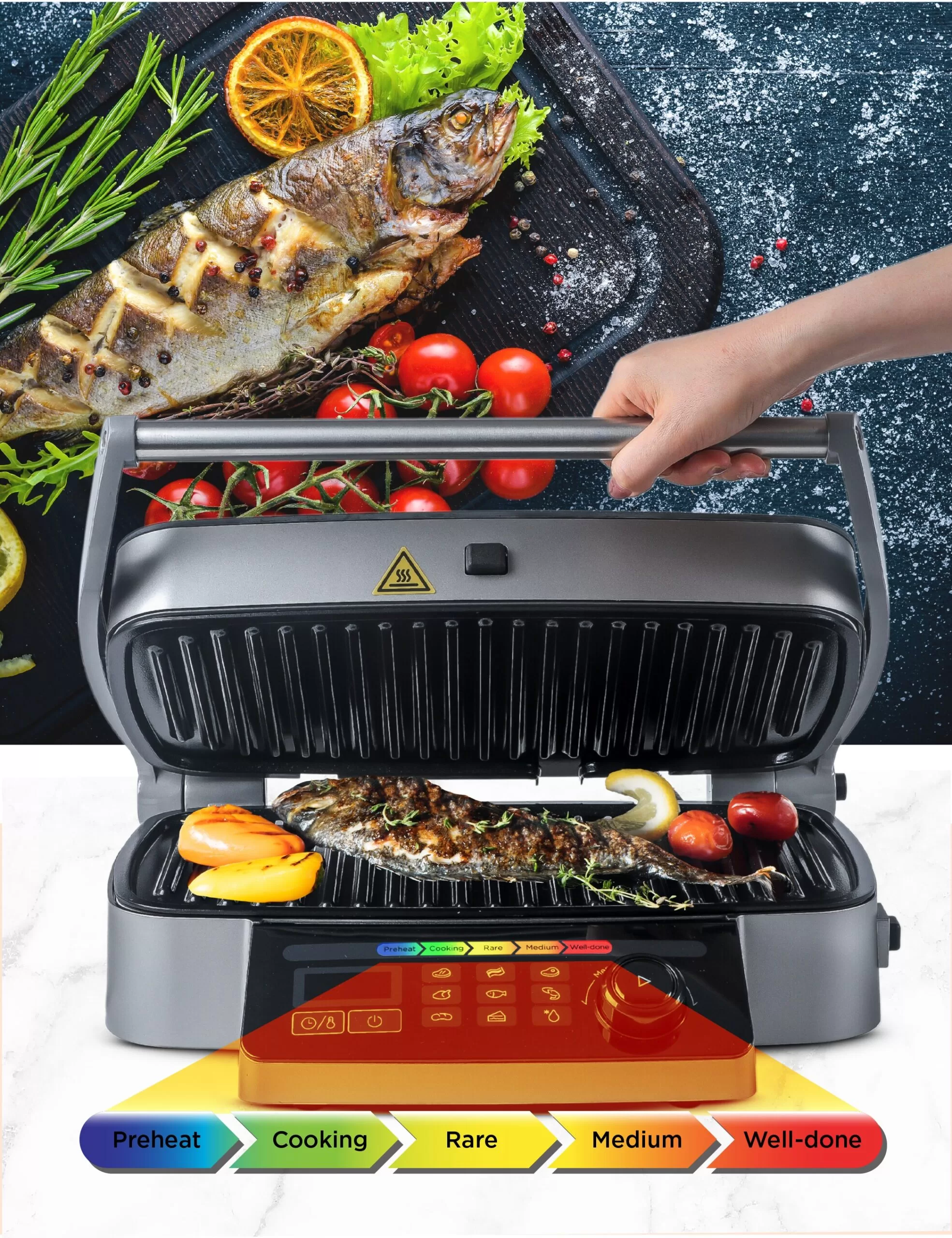 Commercial Chef 8.25-in L x 15.25-in W Residential
