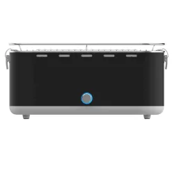 BBQ Dragon Zephyr charcoal grill 100-in W Silver Charcoal Grill