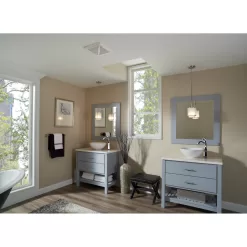 Broan InVent Series 2-Sone 80-CFM White Bathroom Fan