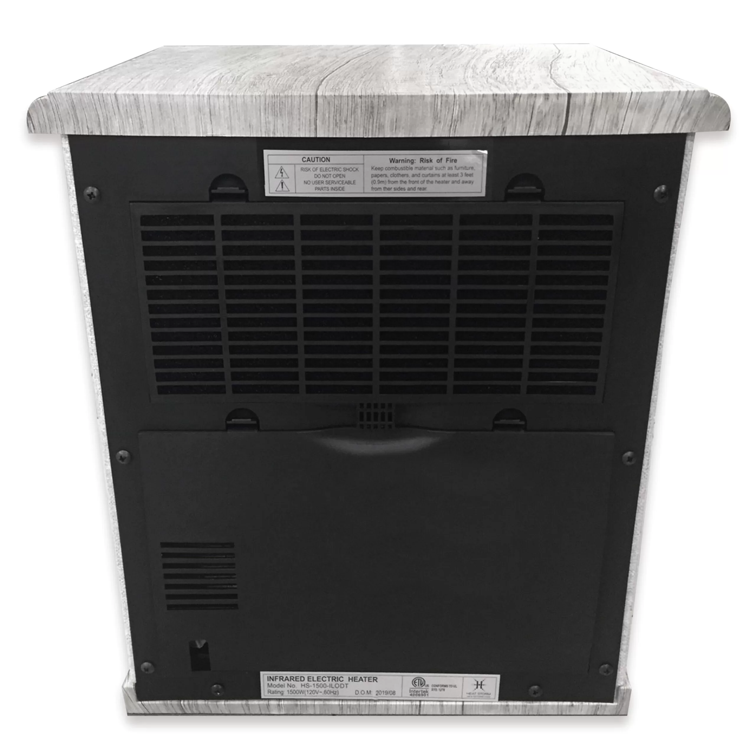 Heat Storm Up to 1500-Watt Infrared Cabinet Indoor Electric Space Heater with Thermostat and Remote Included