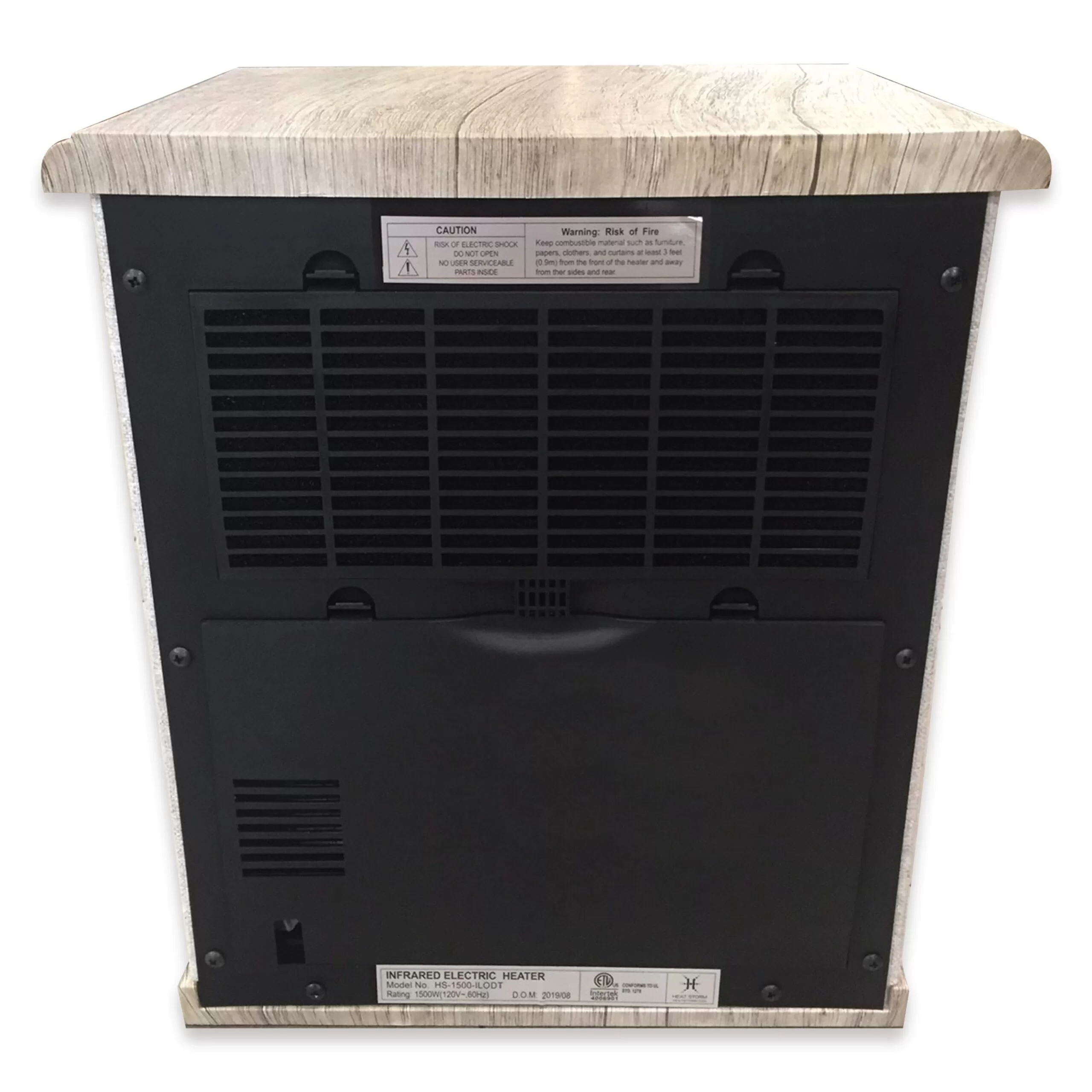 Heat Storm Up to 1500-Watt Infrared Cabinet Indoor Electric Space Heater with Thermostat and Remote Included