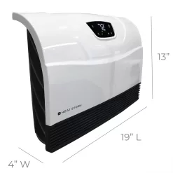 Heat Storm Up to 1500-Watt Infrared Cabinet Indoor Electric Space Heater with Thermostat and Remote Included