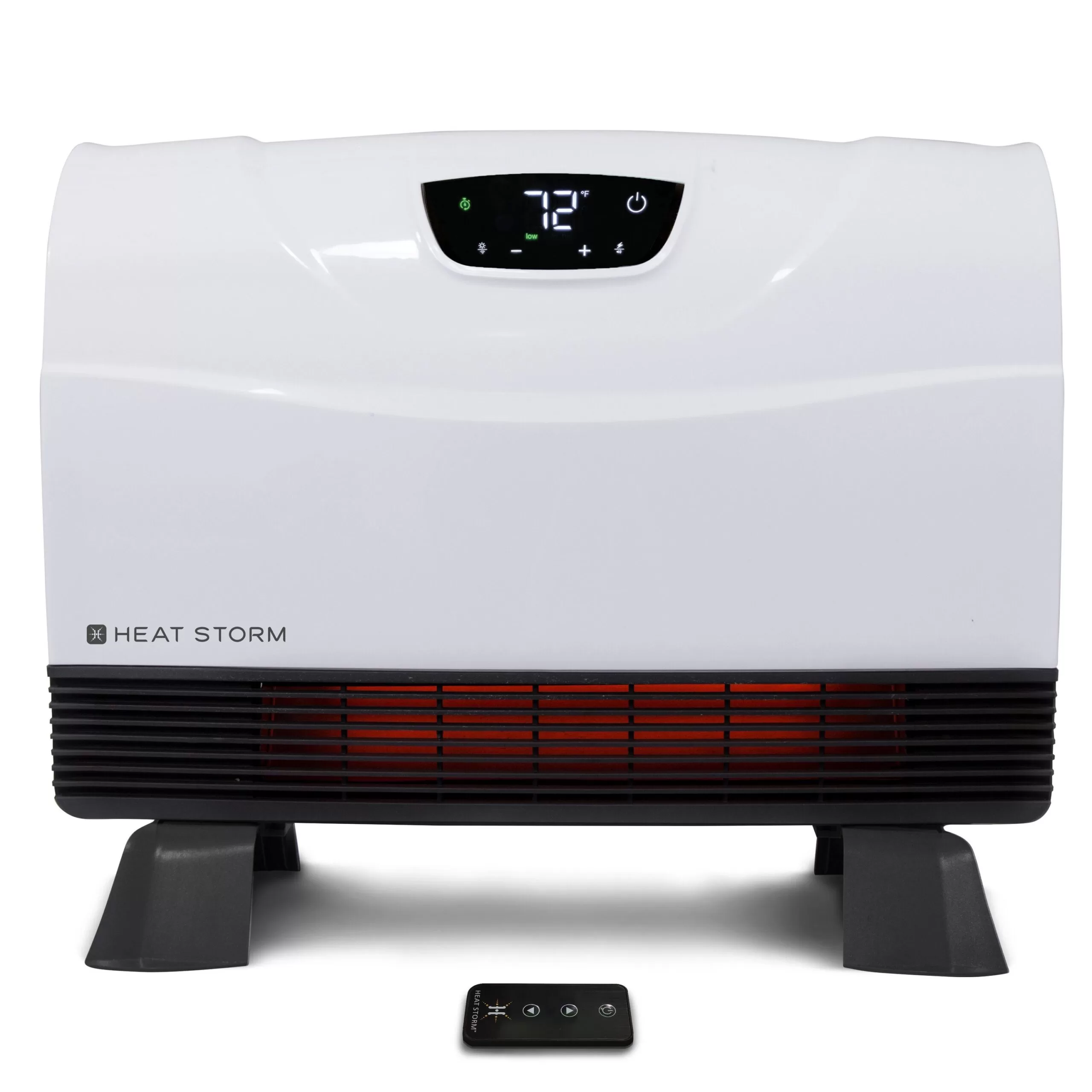 Heat Storm Up to 1500-Watt Infrared Cabinet Indoor Electric Space Heater with Thermostat and Remote Included