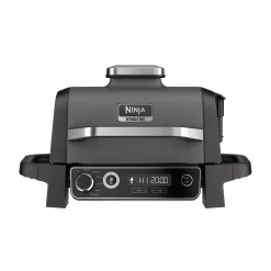 Ninja Woodfire 7-in-1 Outdoor Grill and Smoker 1760-Watt Grey Electric Grill