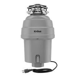 Kraus Kore Corded 3/4-HP Continuous Feed Noise Insulation Garbage Disposal