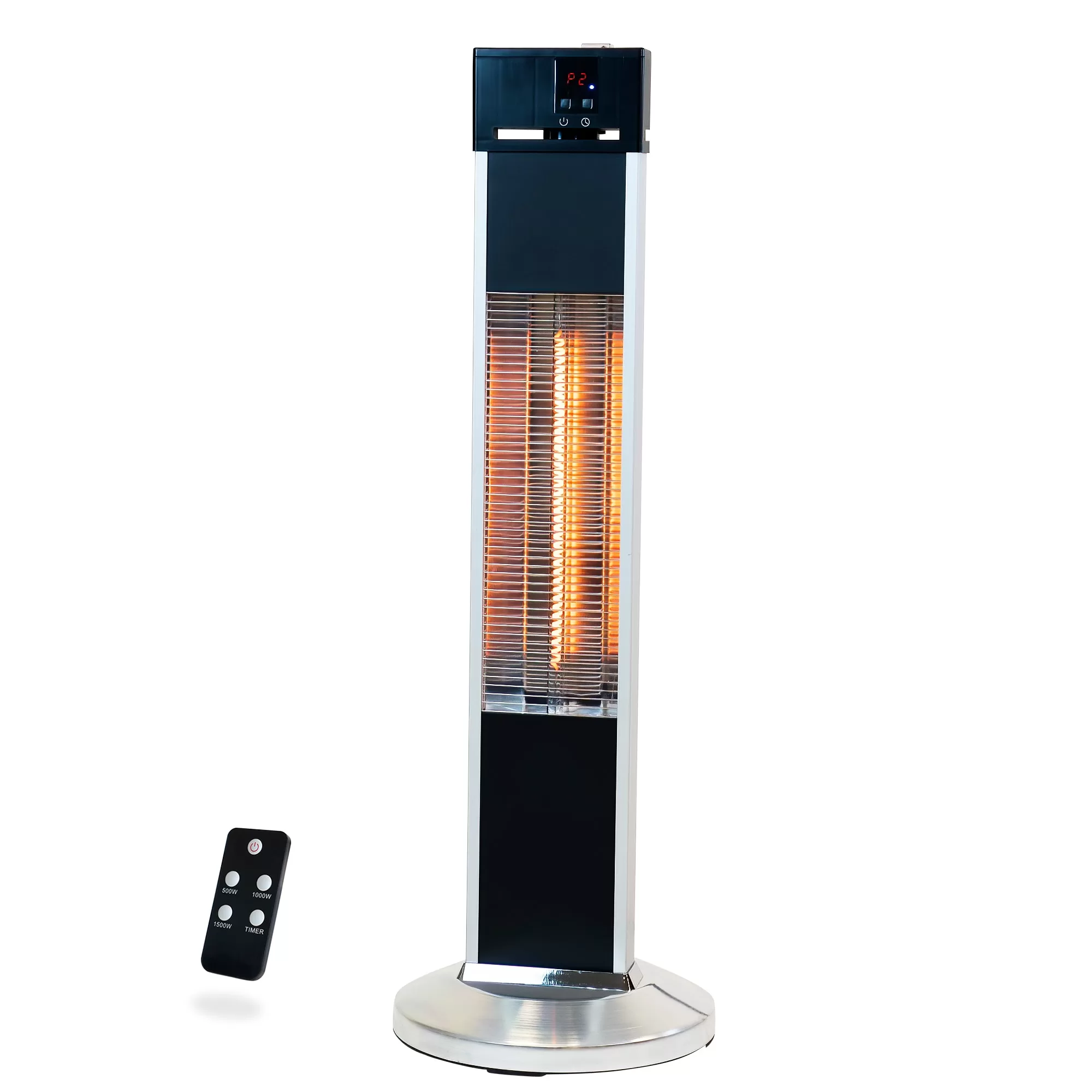 Sun-Ray 5100-BTU 120-Volt Stainless Steel Carbon Fiber Electric Patio Heater