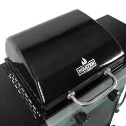 Master Forge Black/Porcelain Enamel 2-Burner Liquid Propane Gas Grill