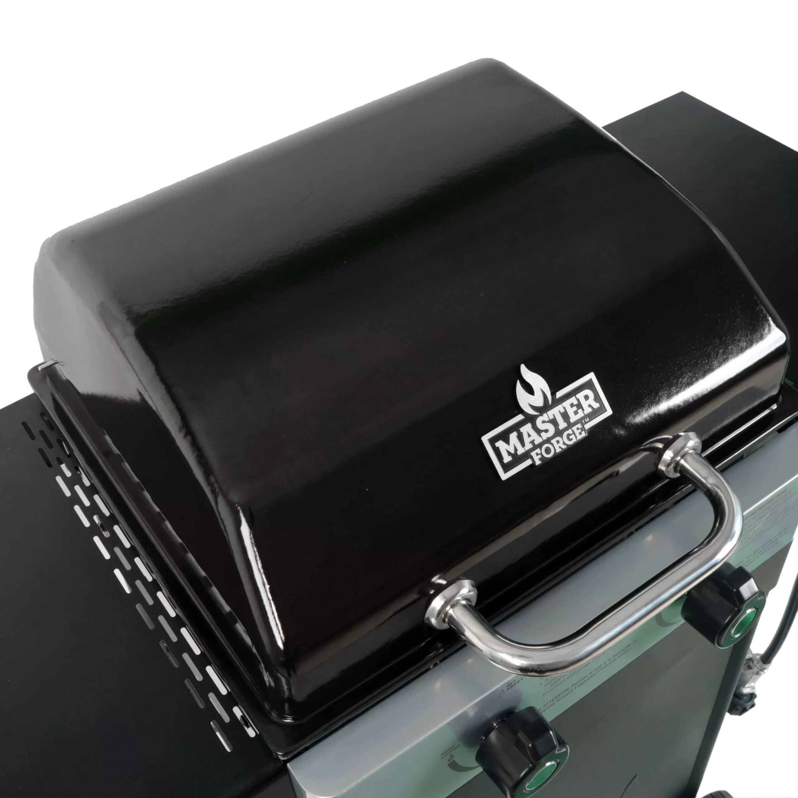 Master Forge Black/Porcelain Enamel 2-Burner Liquid Propane Gas Grill